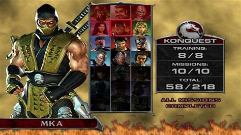 Mortal Kombat: Deadly Alliance (PCSX2) Konquest Mode #5 | Scorpion ...