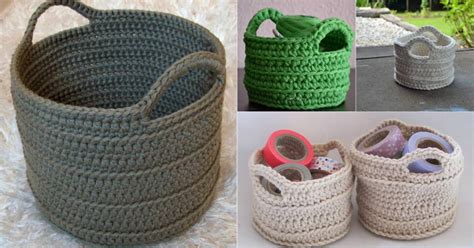 Chunky Crochet Basket Free Pattern - Styles Idea