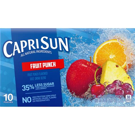 Buy Capri SunJuice Drink, Fruit Punch, 10-Count, 6-Ounce Pouches (Pack ...