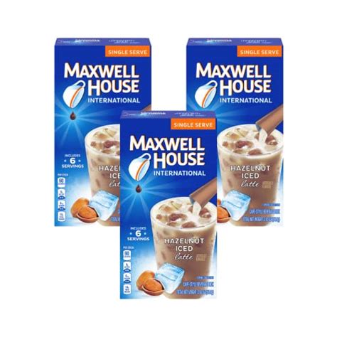 Best Maxwell House Hazelnut Iced Latte