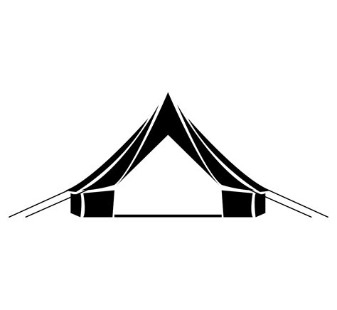 Tent Silhouette Vector Art, Icons, and Graphics for Free Download