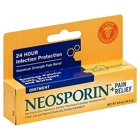 Neosporin® .5 oz. Plus Maximum Strength Pain Relief Ointment - www ...