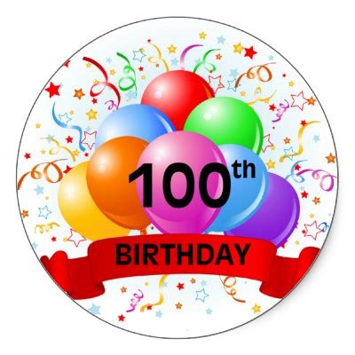 100th birthday clipart - Clipground