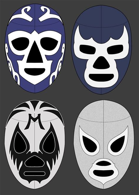 Mascaras, mascaras... by BufonCosmico | Luchador, Lucha libre, Luchador ...