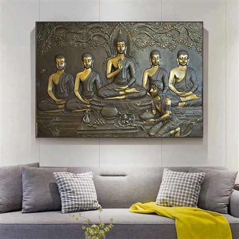 Buddha Canvas Print Wall Art Canvas Design Ready to Hang - Etsy