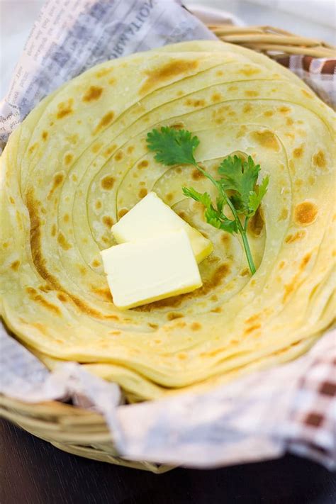 Paratha Kerala Paratha a Layered Flat Indian Bread