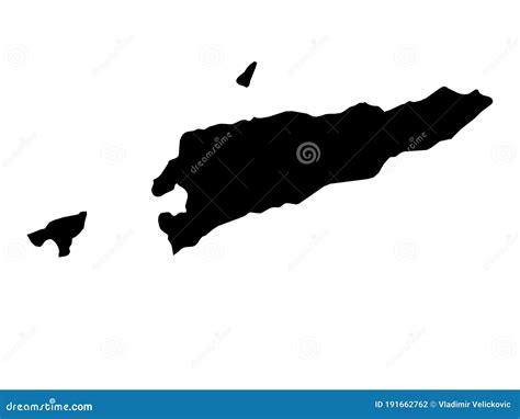 East Timor Map - State of the Democratic Republic of Timor-Leste Stock ...