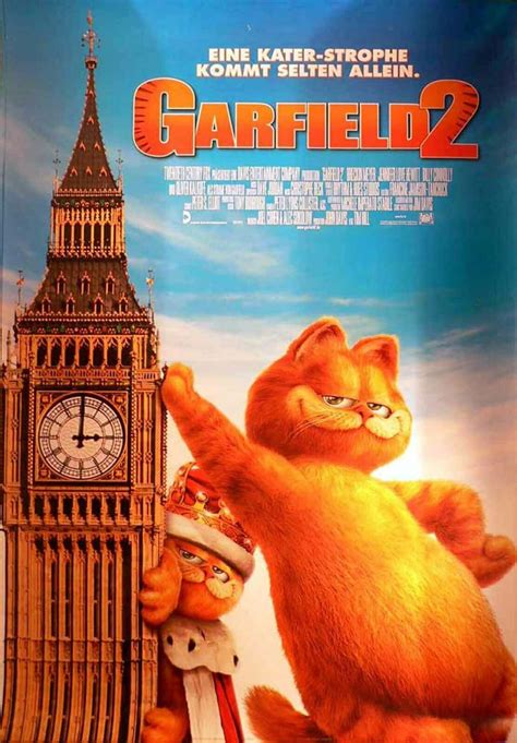 Garfield 2 movie poster 120 x 80 cm 2006 Folded | Etsy