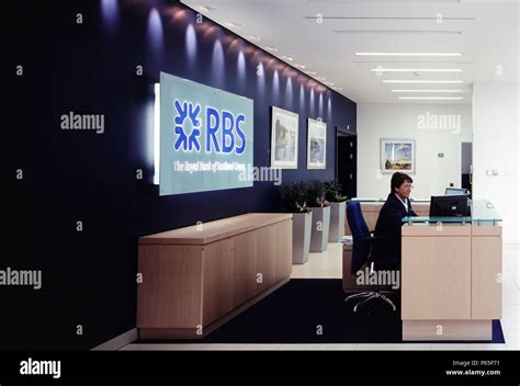 Royal Bank of Scotland (RBS) offices reception area Stock Photo - Alamy