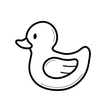 Simple Duck Drawing