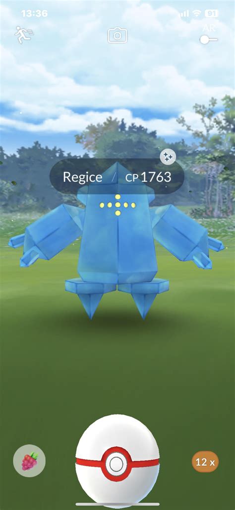 First Regice raid and it's shiny! : r/pokemongo