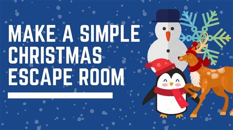 Make a Simple Christmas Escape Room - YouTube