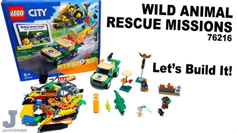 LEGO City 2022 Wild Animal Rescue Missions 60353 Build & Review - YouTube