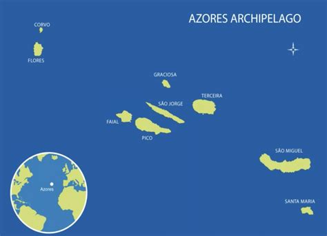 Azores Location On World Map - United States Map