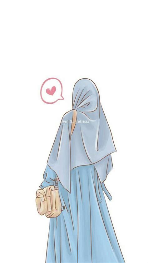 Gambar wanita berhijab | Hijab cartoon, Anime muslimah, Anime muslim