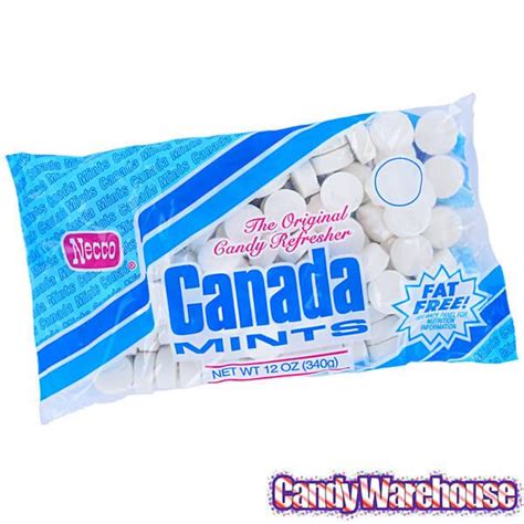 Canada Mints - White Peppermint: 12-Ounce Bag | Candy Warehouse