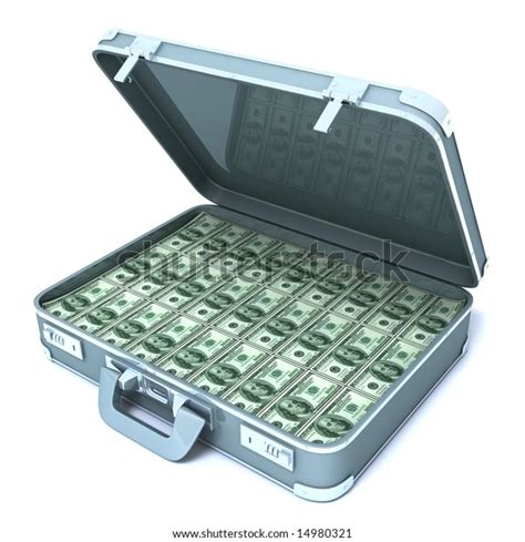 Suitcase One Million Dollars Stock Illustration 14980321