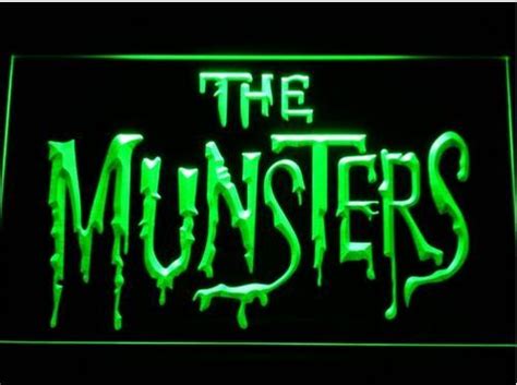 2019 The Munsters Logo Bar Beer Pub Club 3d Signs LED Neon Sign Man ...