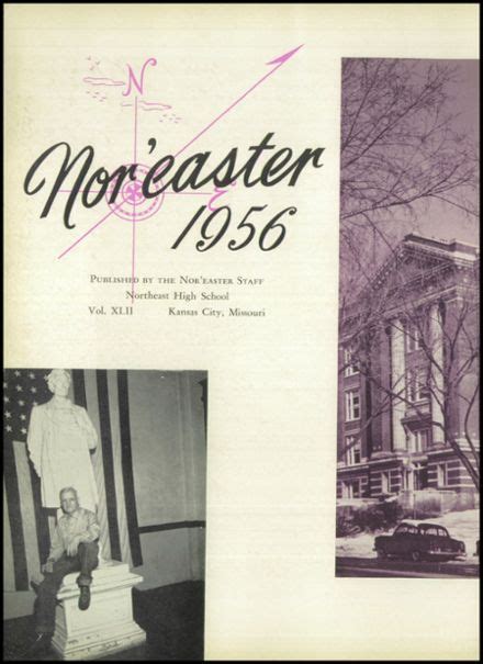 Explore 1956 Northeast High School Yearbook, Kansas City MO - Classmates