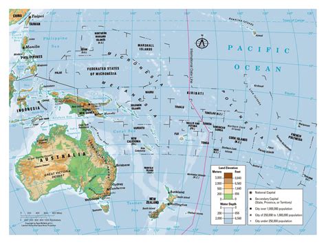 Maps of Australia and Oceania and Oceanian countries | Political maps ...