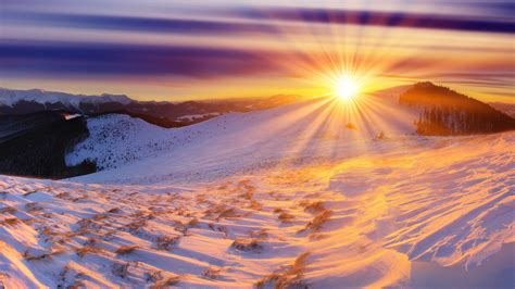 nature, Landscapes, Mountains, Snow, Winter, Sky, Clouds, Hdr, Sunset ...