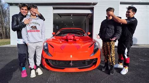 WE BOUGHT OUR TWIN BROTHERS A FERRARI FOR THEIR BIRTHDAY! *EMOTIONAL ...