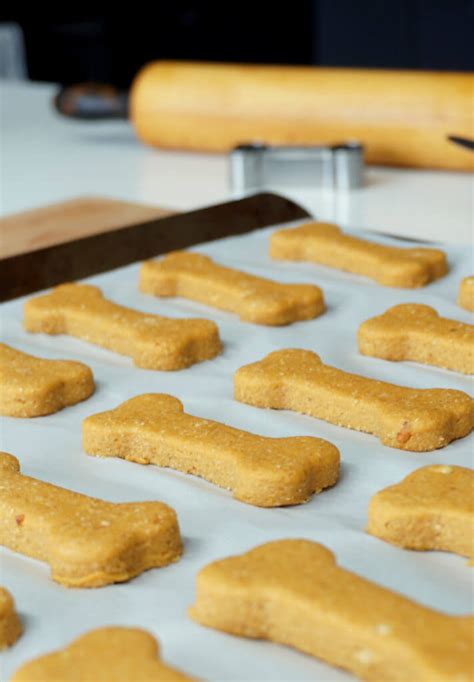 4 Ingredients Homemade Dog Treats - Baking for Friends