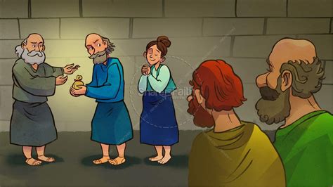 Acts 5 Ananias and Sapphira Kids Bible Stories | Clover Media