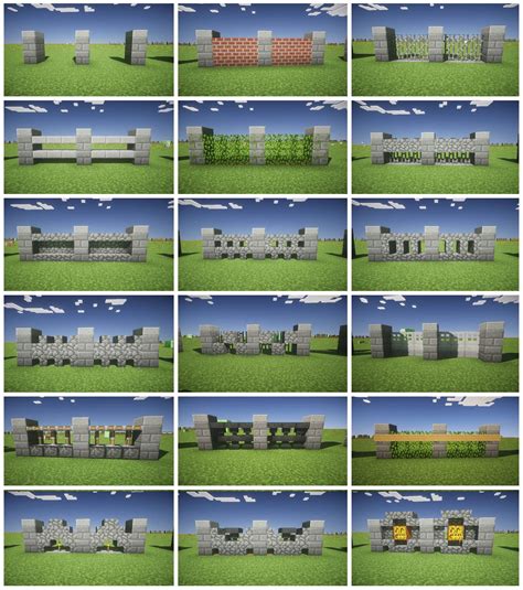 Minecraft Fence Designs