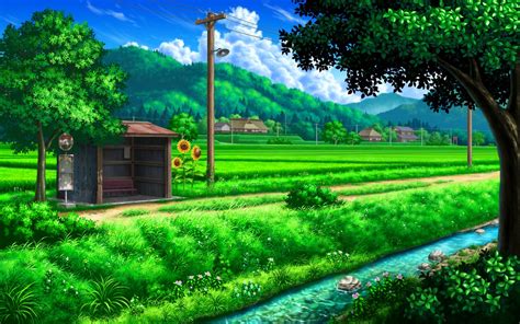 夏 田舎 の 風景 イラスト 341749