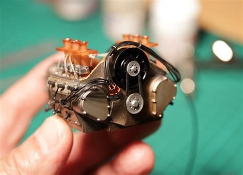 Porsche 910 engine Tamiya 1/18 | Tamiya, Scale models, Porsche