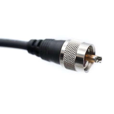 15 Ft Antenna Cable with Removable Mini 3/8 NMO Bulkhead Mount – Rugged ...