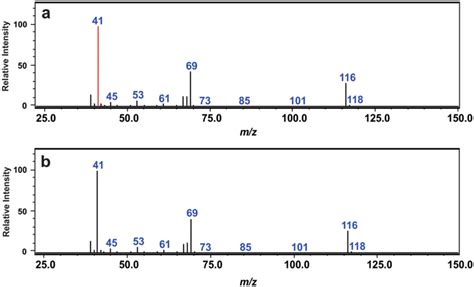 Electron ionization mass spectrum (70 eV) of the sulfur compound of C ...