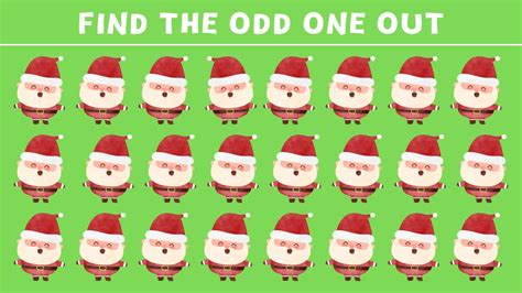 Find The Odd One Out: Christmas - YouTube