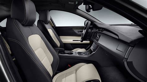 XF R-Sport interior with Jet and Light Oyster trim. | Jaguar xf, Jaguar ...