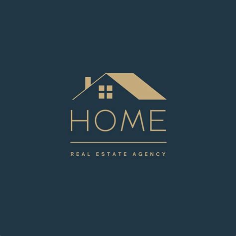 Digital Real Estate Logo House Logo Canva Logo Template Real Estate ...