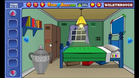 Escape From Cartoon Room Walkthrough - Games2Jolly - YouTube