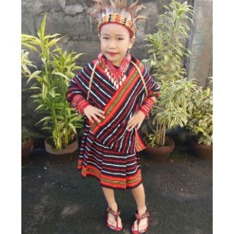 IGOROT KIDS COSTUME PONCHO AND SKIRT | Lazada PH