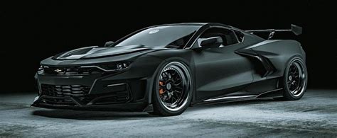 “Hungry” Mid-Engine Chevy Camaro Looks Like It Swallowed a Corvette Z06 ...