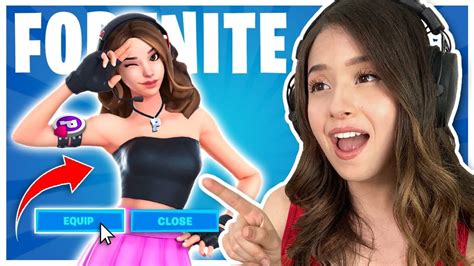 Fan turns Pokimane into a Fortnite skin - TalkEsport