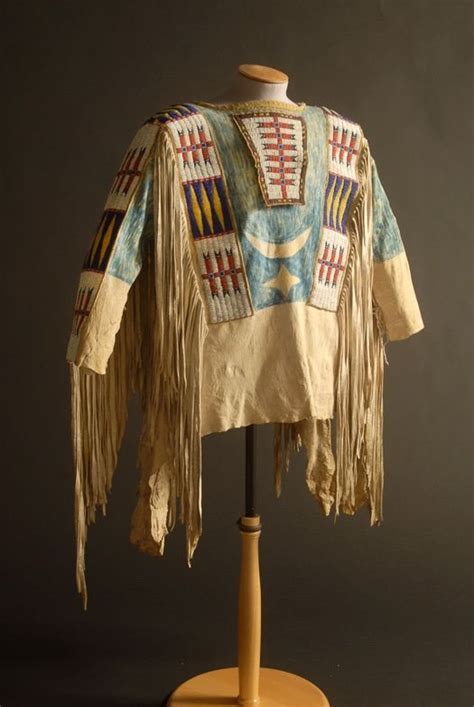 NORTEAMERICA INDIOS LAKOTA CAMISA EN PIEL Y LANA 1880 | Native american ...