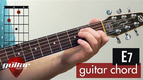 How to play the E7 chord | Beginner guitar lesson - YouTube