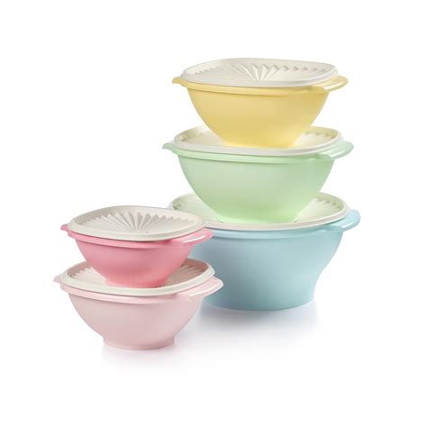 Tupperware Heritage Collection 10 Piece Food Storage Container Set in ...