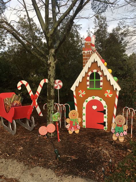 20+ Gingerbread House Outdoor Christmas Decorations – HomeDecorish