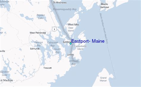 Map Of Eastport Maine | Hiking In Map