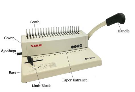 S308 COMB BINDING MACHINE