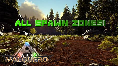 Valguero new map! All Spawn zones! - YouTube