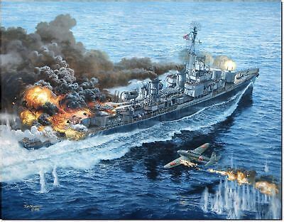 Trial By Fire - Tom Freeman - World War II Naval Art (Limited Edition ...