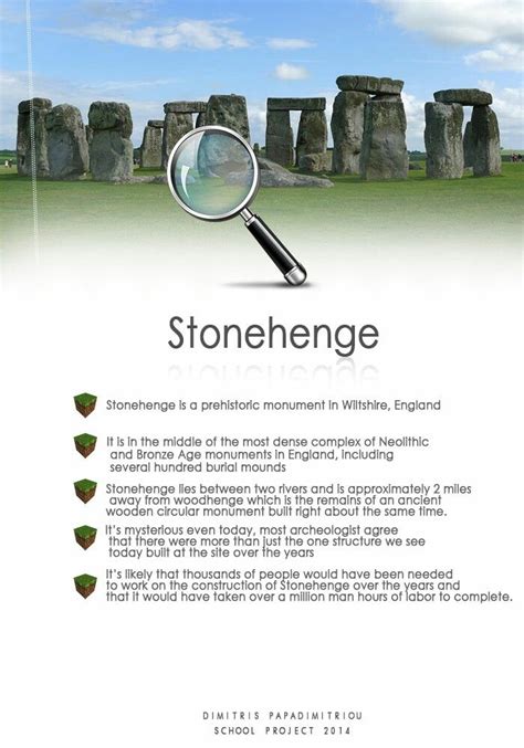 Stonehenge school fact sheet | Stonehenge project | Pinterest | Best ...