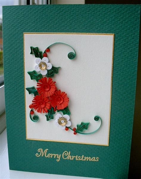 quilled Christmas card | Paper quilling cards, Paper quilling designs ...